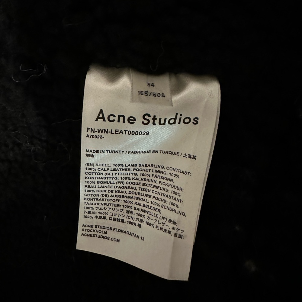 Acne Long Raf Jacket, size 34 - Picture 3 of 12